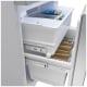 Réfrigérateur à congélateur inférieur Bosch 100 Séries 33 pouce 17.2 pi. cu. (B33CM10SNS)