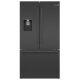 Bosch 500 Series 36 inch 20.8 cu. ft. Black Stainless Steel French Door Refrigerator (B36CD50SNB)