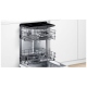 Bosch 300 Series White Dishwasher (SHEM53Z32C)