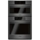 Bosch 800 Series 30 inch Black Stainless Steel Microwave Wall Oven Combo (HBL8743UC)