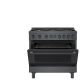 Cuisinière à Gaz Inox noir Bosch 800 Séries (HGS8645UC)