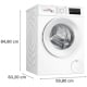 Laveuse Bosch 300 Séries 2.2 pi. cu. (WGA14400UC)