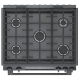 Bosch 800 Series 30 inch Black Stainless Steel Gas Range (HGI8046UC)