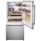 Bosch 100 Series B33CM10SNS 33 inch 17.2 cu. ft. Bottom Freezer Refrigerator