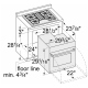 Bosch 30 inch White Single Wall Oven (HBL5420UC)