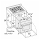 Bosch HBN5450UC 27 inch Single Wall Oven