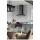 Hotte de cuisinière Inox noir Broan (EWS1306BLS)