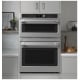 Cafe 30 inch Stainless Steel Microwave Wall Oven Combo (CTC912P2NS1)