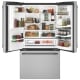 Cafe CYE22TP2MS1 36 inch 22.2 cu. ft. French Door Refrigerator