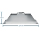 Cafe Stainless Steel Ventilation (UVC9480SLSS)