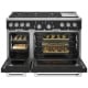 Cafe 48 inch Black Dual Fuel Range (C2Y486P3TD1)