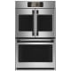 Cafe 30 inch Stainless Steel Double Wall Oven (CTD90FP2ZS1)