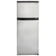 Danby 24 inch 11 cu. ft. Stainless Steel Top Freezer Refrigerator (DFF1144BLS)