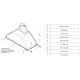 Elica Stainless Steel Cabinet Insert (EPR628S1)