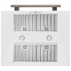 Hotte de cuisinière Blanc Forno (FRHWM5095-30WHT)