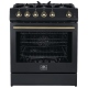 Forno 30 inch Gas Range (FFSGS1116-30BLK)