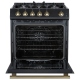 Forno 30 inch Range (FFSGS1116-30BLK)