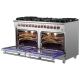 Forno 60 inch Stainless Steel Dual Fuel Range (FFSGS6125-60)