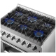 Forno 36 inch Stainless Steel Dual Fuel Range (FFSGS6197-36)
