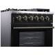 Forno Black Gas Range (FFSGS6239-30BLK)