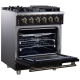 Forno FFSGS6239-30BLK Gas Range