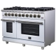 Forno Gas Range (FFSGS6239-48WHT)