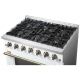 Forno FFSGS6244-36WHT 36 inch Gas Range