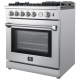 Forno 30 inch Stainless Steel Gas Range (FFSGS6276-30)