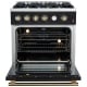 Forno FFSGS6277-30BLK 30 inch Range