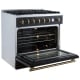 Forno 36 inch Gas Range (FFSGS6277-36BLK)