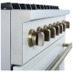 Forno 36 inch White Gas Range