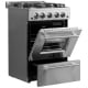 Forno 24 inch Stainless Steel Gas Range (FFSGS6290-24)