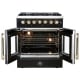 Forno FFSGS6356-30BLK 30 inch Dual Fuel Range