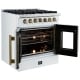 Forno 30 inch Dual Fuel Range (FFSGS6356-30WHT)