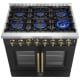 Forno 36 inch Range (FFSGS6356-36BLK)