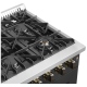 Forno 36 inch Black Dual Fuel Range (FFSGS6356-36BLK)