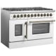 Forno FFSGS6356-48WHT Dual Fuel Range