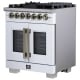 Forno 30 inch Dual Fuel Range (FFSGS6387-30WHT)
