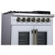 Forno 30 inch White Dual Fuel Range (FFSGS6387-30WHT)
