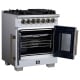 Forno FFSGS6387-30WHT 30 inch Dual Fuel Range