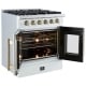 Forno 30 inch Gas Range (FFSGS6444-30WHT)