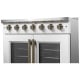 Forno 36 inch White Gas Range (FFSGS6444-36WHT)