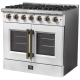 Forno FFSGS6444-36WHT 36 inch Range