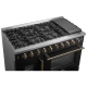 Forno 48 inch Range (FFSGS6444-48BLK)
