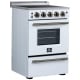 Cuisinière électrique Blanc Forno (FFSEL6099-24WHT)