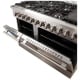 Forno 48 inch Stainless Steel Dual Fuel Range (FFSGS6156-48)