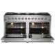 Forno 60 inch Stainless Steel Gas Range (FFSGS6244-60)