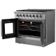 Forno 36 inch Stainless Steel Dual Fuel Range (FFSGS6356-36)