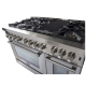 Forno 48 inch Stainless Steel Dual Fuel Range (FFSGS6188-48)