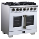 Forno 36 inch Range (FFSGS6460-36WHT)
